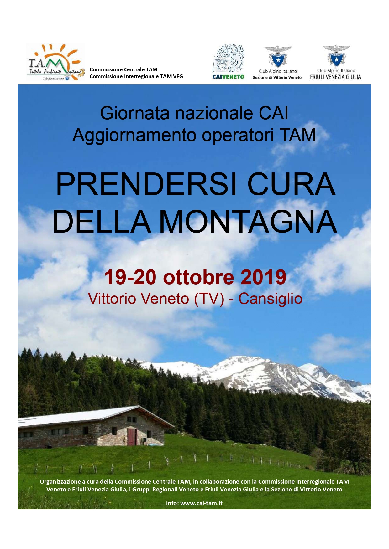 A Vittorio Veneto e Cansiglio due giorni per “Prendersi cura della montagna”